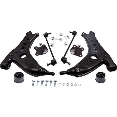 QUERLENKERSATZ + KOPPELSTANGEN VORNE FÜR VW POLO 9N FOX SKODA FABIA I8 TEILE QUERLENKER SATZ VORNE FR VW FOX POLO 9N SEAT IBIZA 4 SKODA FABIA I (1/5)