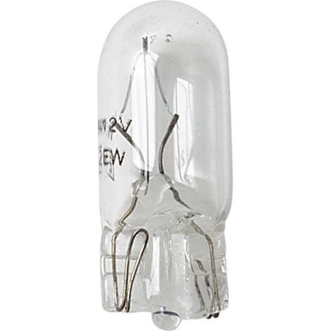 12V Lampada con zoccolo vetro - W5W - 5W - W2,1x9,5d - 10 pz - Scatola (1/4)