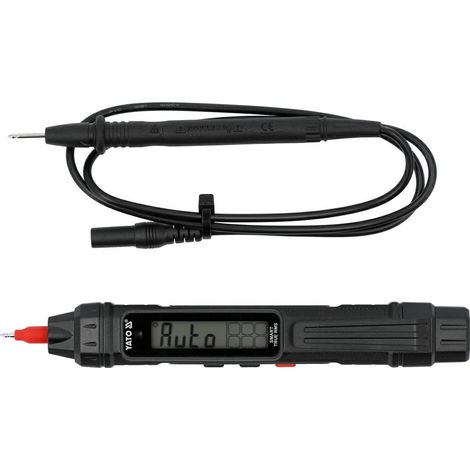 YATO, modelo YT-730822, Multímetro digital Smart LCD 4000, ideal para mediciones eléctricas precisas, herramienta profesional con pantalla LCD, alta calidad y durabilidad.