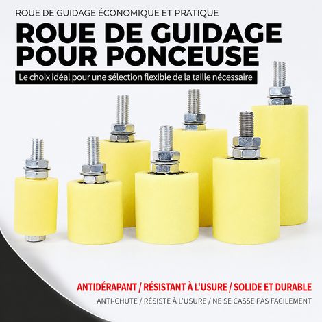 Galet de guidage en nylon 50x120 mm pour portail coulissant avec roulement 6201 50 120 8 200 g – Livraison gratuite (1/5)