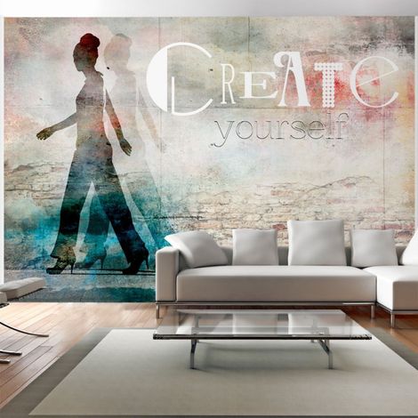 Papier Peint "Create Yourself" 140 x 200 cm (1/2)