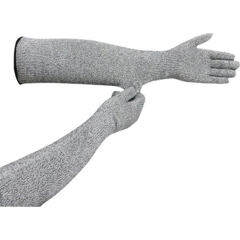 Guanti resistenti al taglio Guanti professionali resistenti al taglio ad alta protezione, guanti da lavoro di sicurezza per guanti protettivi da cucina, guanti di livello 5, 45 cm (1/5)