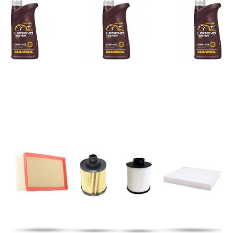 Kit tagliando 4 FILTRI e 3L OLIO compatibile con Suzuki Splash 1.3 CDTi 55kw dal 2008 (1/5)