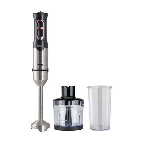 Batidora varilla pie inox 1000w c/acces pro chef 5607 solac (1/2)