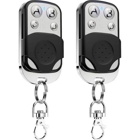 Télécommande universelle 433,92 MHz pour portail et porte de garage – 4 boutons, copie facile, signal sonore intégré (1/5)