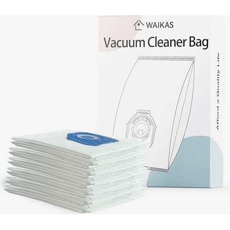 Bolsas para aspiradora AirClean 3D, 12 unidades, repuesto para Miele FJM GN C1 C2 C3, color azul. (1/2)