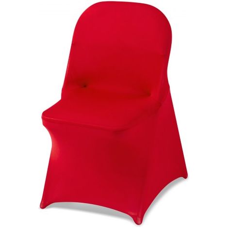 Housse de Chaise Extensible 50PCs Rouges Couverture Protecteur de (1/5)