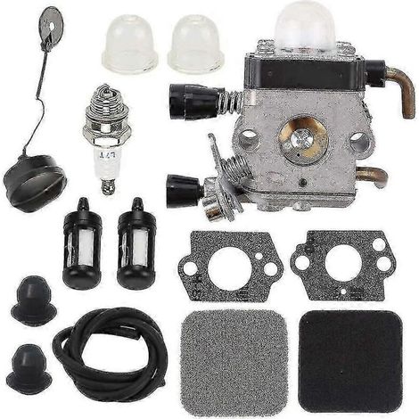 Kit carburateur FS85 pour Stihl FS75 FS80 FS85 HS75 HS80 HS85 HL75 FH75 HT70 HT75 KM80 KM85 SP80 SP85 (photo couleur)-AquaForge (1/3)