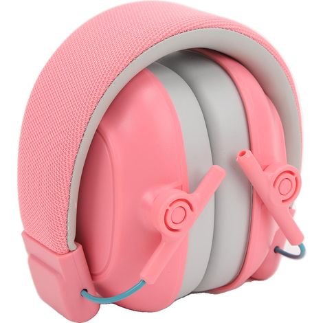 Casque antibruit rose à réduction de bruit de 25 dB, idéal pour le tir et la tonte de pelouse. (1/5)
