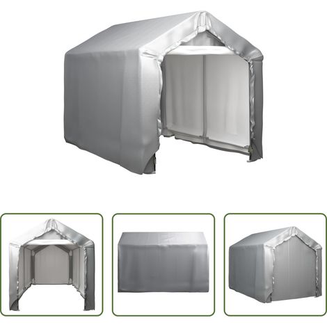 Tente de rangement - Tente de rangement 180x300 cm Acier Gris (1/5)