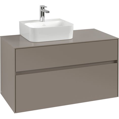 VB Waschbeckenunterschrank Collaro C09500 1000x548x500mm Eckig Marine Blue (1/2)