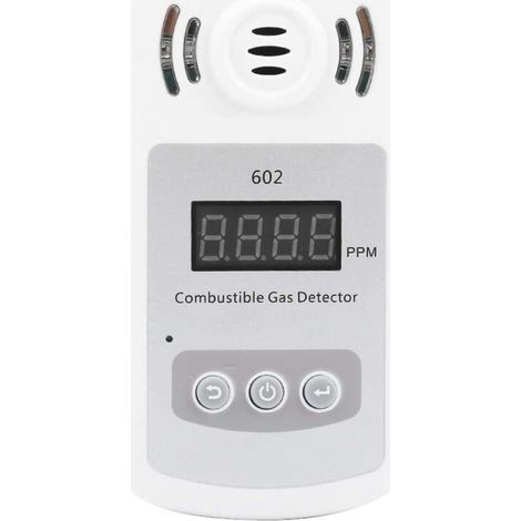Rilevatore di gas combustibile Rilevatore di perdite di gas Allarme perdite di gas (Bianco) MNS