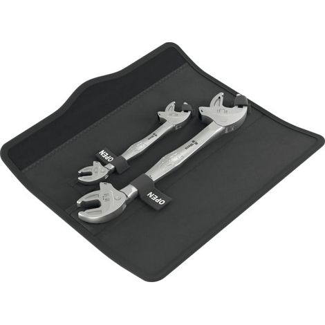 Clés double fourche auto-ajustables 6006 Joker 2 Set 1 XS+S et M+L 2 pièces