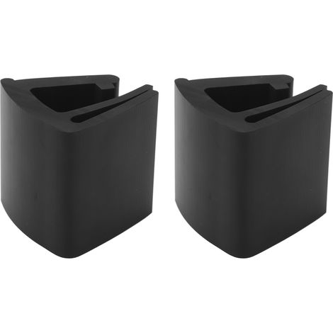 2pcs Fixations Pare-Brise Auto Caoutchouc Noir 1020058-01 Remplacement EZGO Club Car