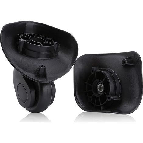2 ruote per valigia, girevoli silenziose, in PVC, accessori di ricambio universali per bagagli da viaggio. (1/5)