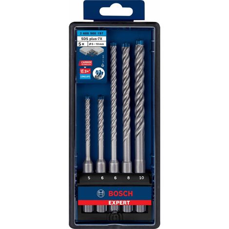 BOSCH-A SET 5 PUNTE ROBUST LINE SDS PLUS-7X