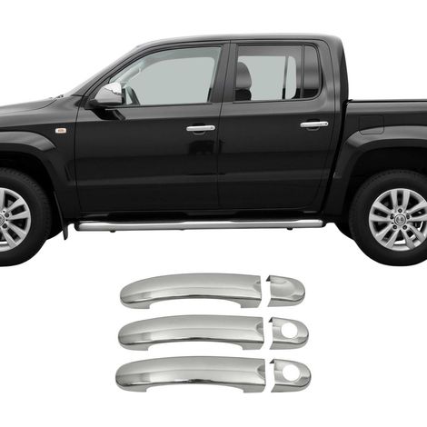 OMAC Couverture de poignée de porte pour VW Transporter T5 2003-2015 Acier chromé (1/5)