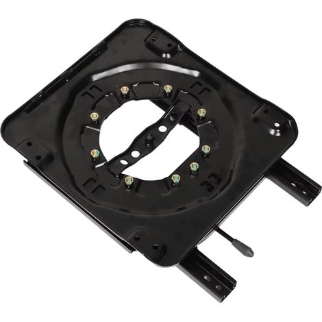 Guida scorrevole per seggiolino auto, rotazione in 4 direzioni, 390 mm x 360 mm x 40 mm, escursione di 22 cm, struttura in acciaio inox, angoli regolabili a 90° (1/5)