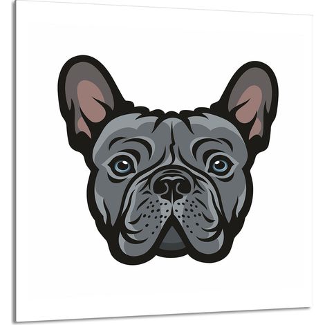 Panneau de verre POUR la cuisine 60x65 Chien (1/5)