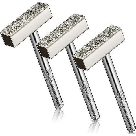 Lot de 3 disques à meuler diamantés pour dresser les pierres, outil de dressage pour meuleuse d'établi, pour le dressage et le meulage. (1/5)