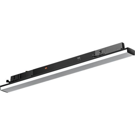 Linéaire sur Rail Triphasé 15-30W Ajustable 60cm 120° CCT Noir - 3000K/4000K/6000K - SILAMP
