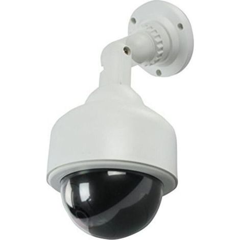1 X Fausse sécurité fictive Caméra CCTV imperméable à l'eau IR LED Lumière clignotante Clignotante Surveillance intérieure extérieure (1/4)
