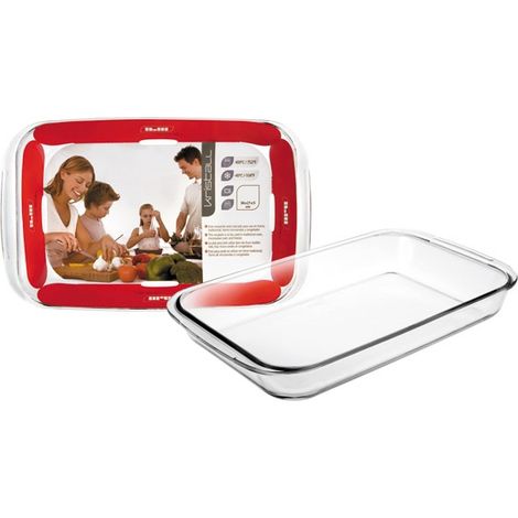 FUENTE HORNO VIDRIO RECT. 2,9L - 40X23 CM