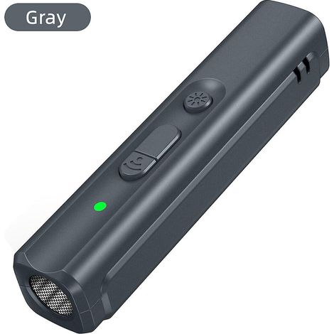 Pet Ultrasonic Bark Stopper - Dog Bark Control Repellent (Gray)
