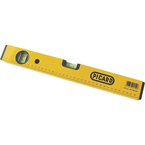 PICARD Wasserwaage 100 cm aus Leichtmetall pulverbeschichtet Nr. 71550 (1/2)