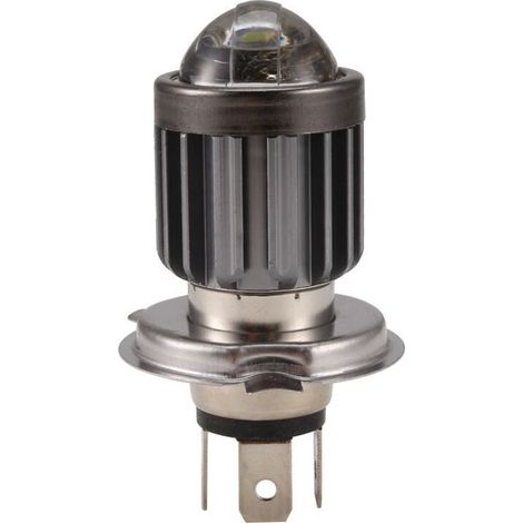Projecteur LED H4 Phare Modifié Moto Ampoule Compacte Accessoires Intégrés Bicolores (1/4)
