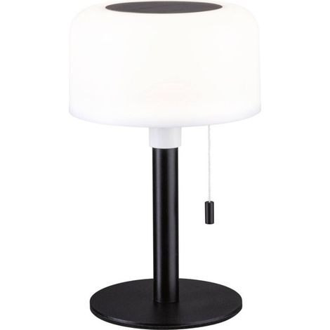 Lampe de table solaire 1.6 W, couleur blanc chaud et noir, modèle V663923, éclairage autonome pour intérieur et extérieur (1/5)