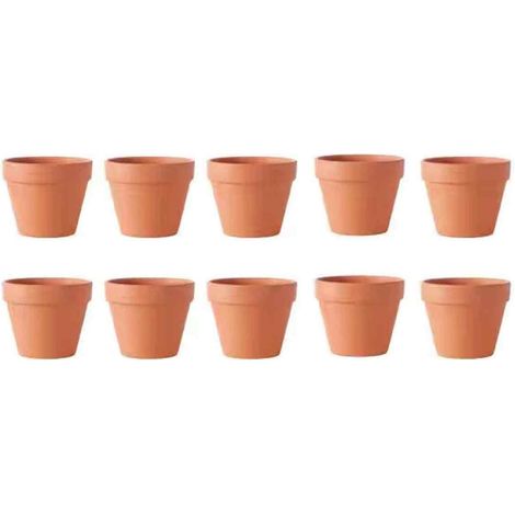 Gongxipen Lot de 20 pots de fleurs en terre cuite rouge avec trou pour cactus et plantes succulentes (3, 5 x 3, 5 cm) (1/5)