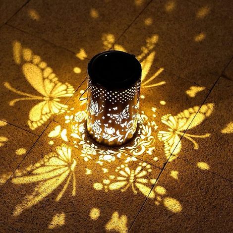 6 pièces Lumières solaires de jardin, grandes lampes LED étanches IP44, éclairage décoratif extérieur pour allées et terrasses (1/4)
