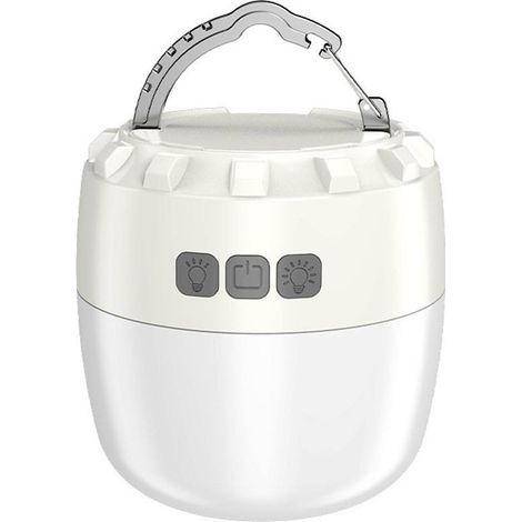 Camping-Außenbeleuchtung: Tragbare, wiederaufladbare LED-Campingzelt-Taschenlampe mit langer Akkulaufzeit und Magnetverschluss. (1/5)