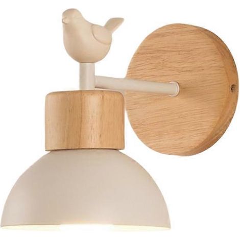 Nordische Wandleuchte aus Holz für Wohnzimmer, Schlafzimmer, Arbeitszimmer, Kinderzimmer, Flur, Nachttisch – Zuhause (1/5)