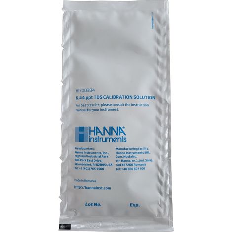 Solution tampon sel 6,44 g/L - Sachet de 20ML - jardiboutique
