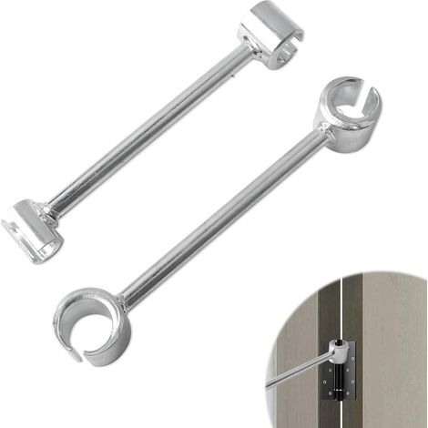 Juego de herramientas de ajuste de bisagras de puerta de 2 piezas, llave de ajuste de holgura de bisagra de 14-19 mm/23-25 mm, llave de ajuste de holgura de bisagra fácil de usar, adecuada para puerta