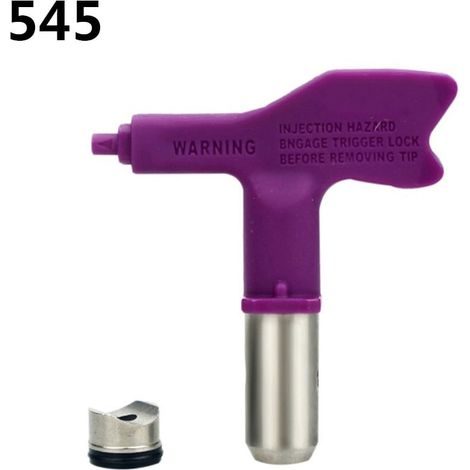 Spray Tip - Tungsten Steel Airless Paint Sprayer Nozzle - For Latex Paint Coating Putty - 209 to 655 Sizes - 1 Piece (1/5)