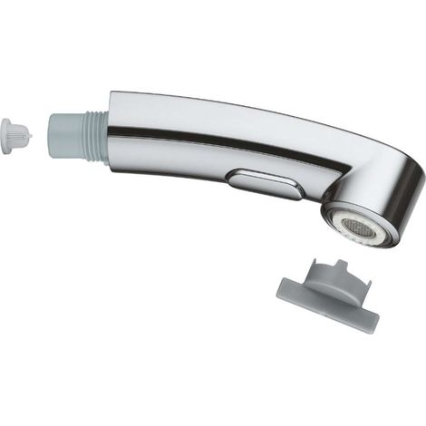 Ausziehbare Brause Chrom – Laminar-/Brausestrahl – SpeedClean Entkalkung – GROHE LongLife – 46956000