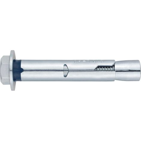 INDEX Fixing Systems CH-TO-Confezione da 6 attacchi antigiro per le cariche elevate, rivestimento zincato, Vite autoperforante a 6,8 mm x M10 100 mm, ø 12 mm