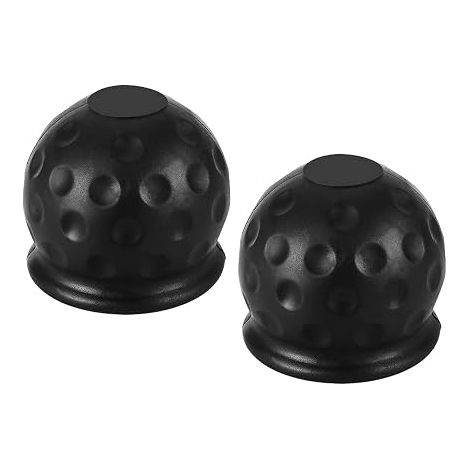 2 x Trailer Hitch Cover Rubber Protective Caps for Trailer, Truck, RV (1/5)