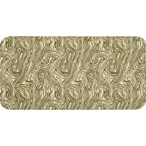 TAPPETINO PER WC Astratto - Marmo - Verde 120x60 cm (1/5)