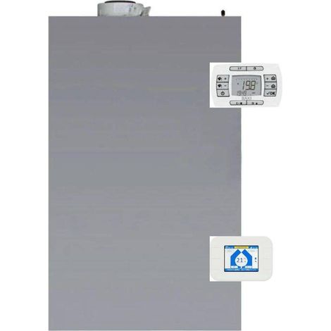 Baxi Caldaia A Condensazione ad Incasso Luna Air Wi-Fi 24 Kw Metano/Gpl Con Kit Scarico Fumi KIT COASSIALE - 24 Kw