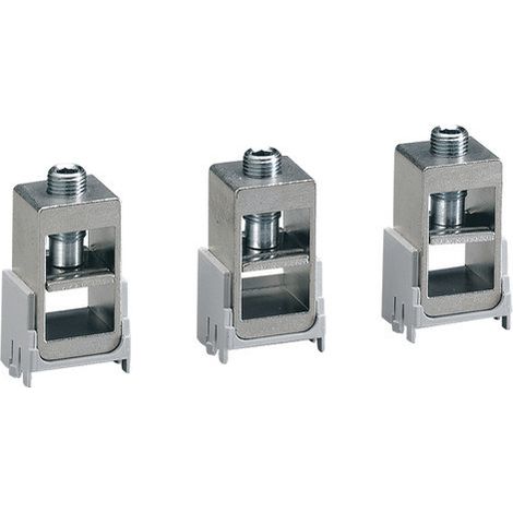 Morsetto di collegamento a gabbia DPX3 250 AL/CU, 3 pz.