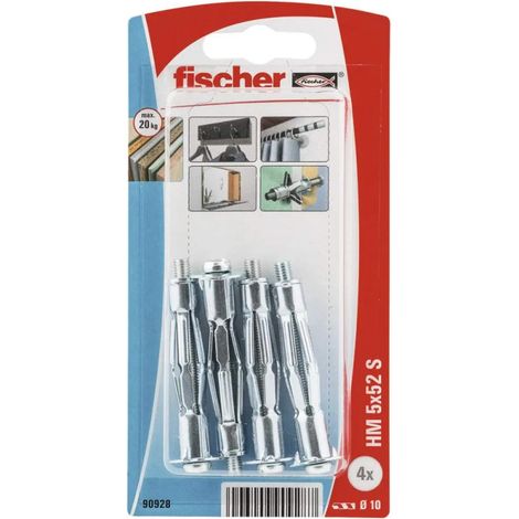 Fischer HM 5x52 S Taco metálico 5 mm 4 piezas
