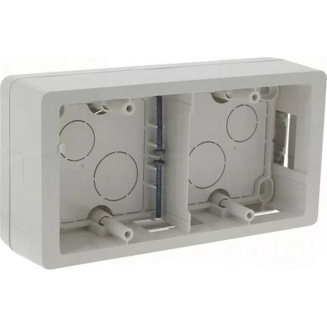 Legrand 080242 - Céliane surface-mounted frame - 2 horizontal/green posts - white