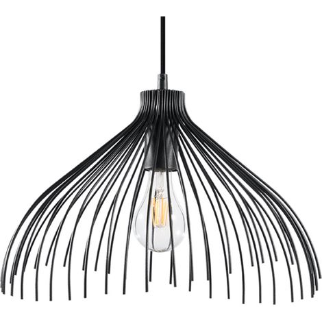 Wire Frame Pendant Light Black E27 Wire Frame Pendelleuchte Schwarz E27 (1/5)