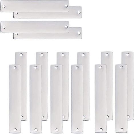 Lot de 16 connecteurs en acier inoxydable 304 - Fournitures durables pour la création de bijoux et d'accessoires uniques (1/5)