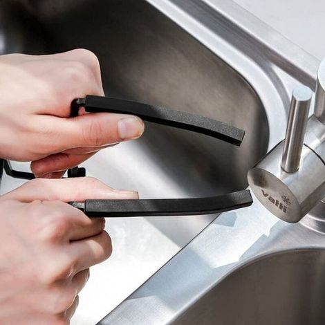 Lavabos, éviers, porte-éponges, receveurs de douche, boîtes de rangement métalliques pour cuisines et salles de bains (1/5)