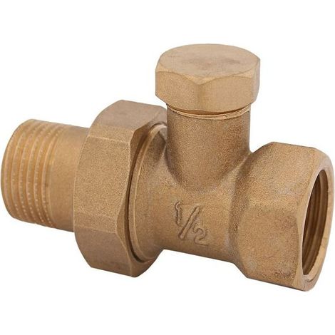 JS HEIZKOERPERVERSCHRAUBUNG MUFFE DURCHGANGSFORM, DN15, 1/2", VERNICK.